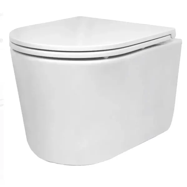 Унитаз подвесной безобедочный 320150 STYLE с крышкой soft close Vortex Flush Код- 552689