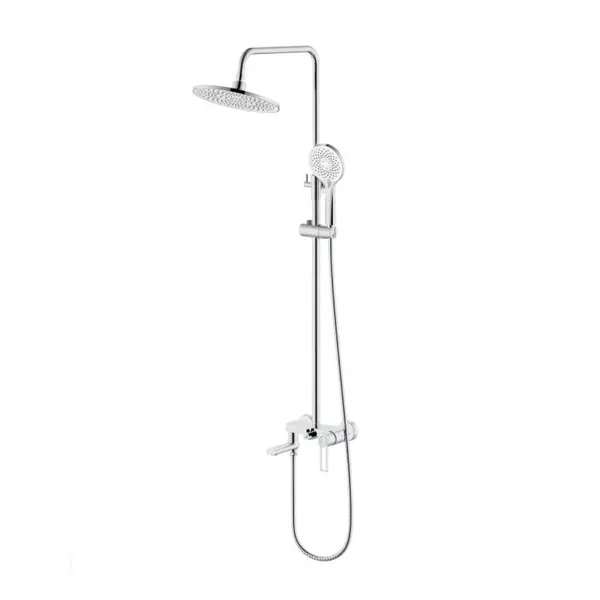 Душевая система универсальная Qtap Taurus на три потребителя (с изливом) QTTAU111CRM45665 Chrome