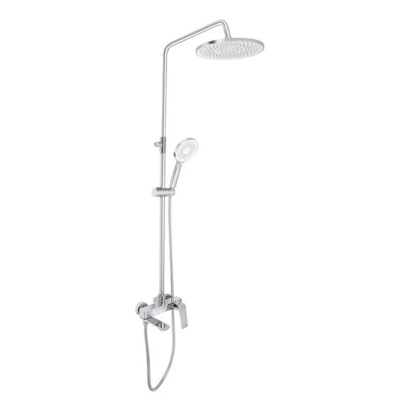 Душевая система универсальная Vlasta New на три потребителя с изливом QTVLA111CRM 45650 Chrome Qtap 45650 SD00051774