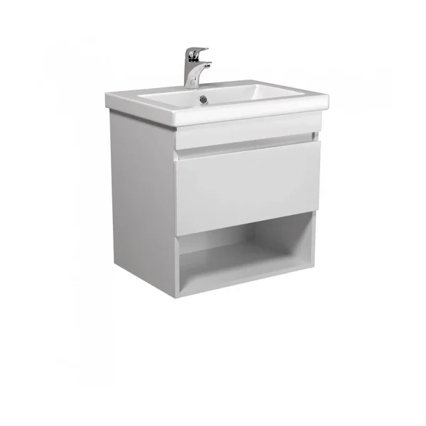 Тумба MDD Oslo 60-А White з умивальником Como 60 підвісна