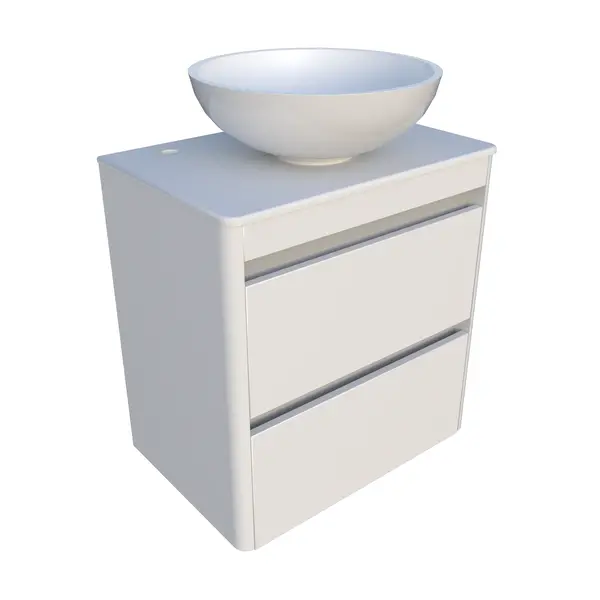 Тумба з умивальником Fancy Marble. Комплект Fiji 60-2 тумба з умивальником Kris 420