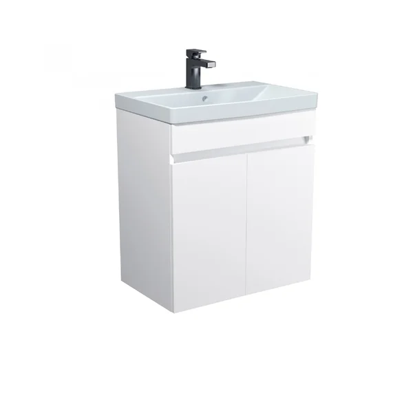 Тумба Windy 60-U з умивальником Sempre 60 біла універсальна