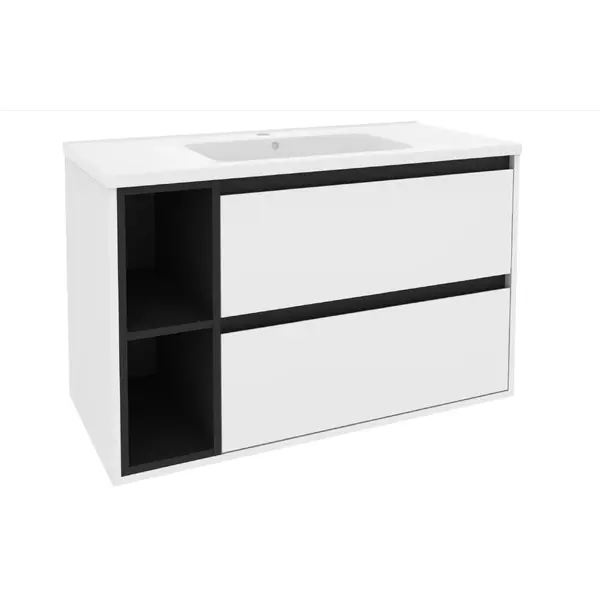 Тумба MIRATER .Аи ріс. Тумба з ум. Родео 100 біла права