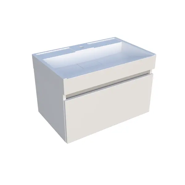 Тумба з умивальником Fancy Marble. Тумба Palma 70-1 з умивальником Vitold 700