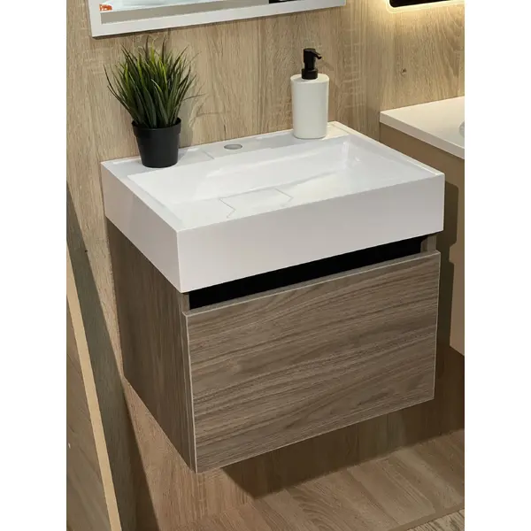 Тумба з раковиною PALMA 50-1 Fancy Marble Артикул: Palma 500-1 ГБ