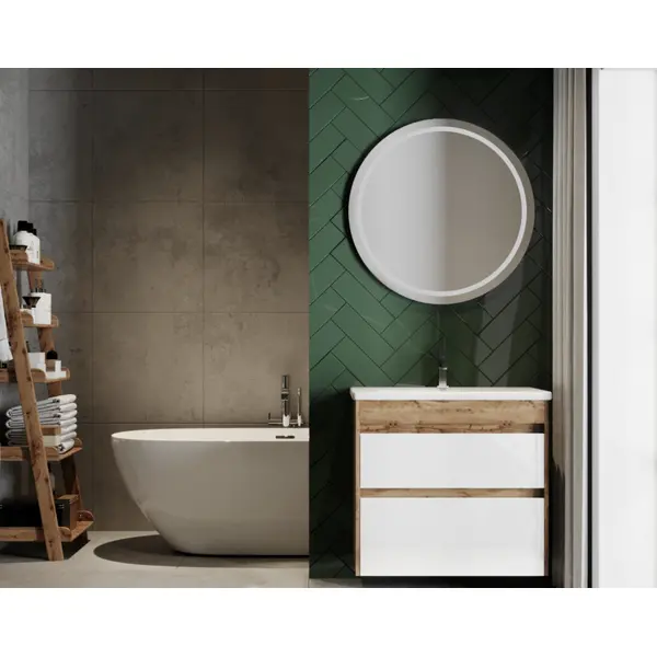 Тумба JUVENTA Luton Lt-80 на ніжках дуб вотан 