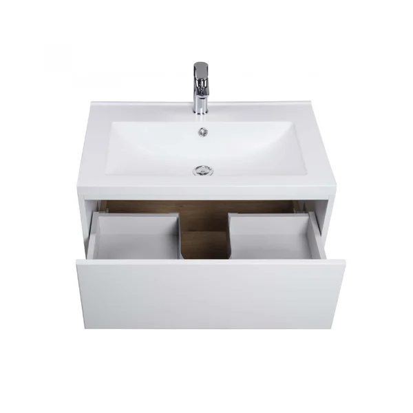 Тумба MDD BRAVO 70-A з умивальником Cosmopolitan 70 біла