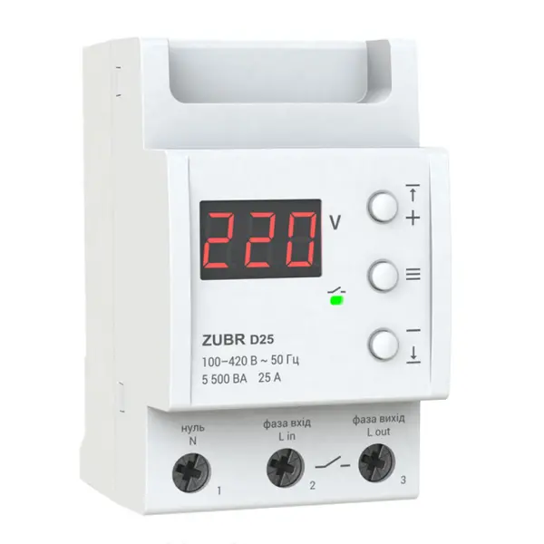 Реле напруги Zubr