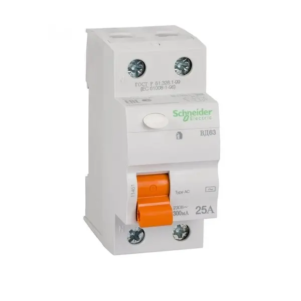 Пристрій захисного відключення Schneider Electric