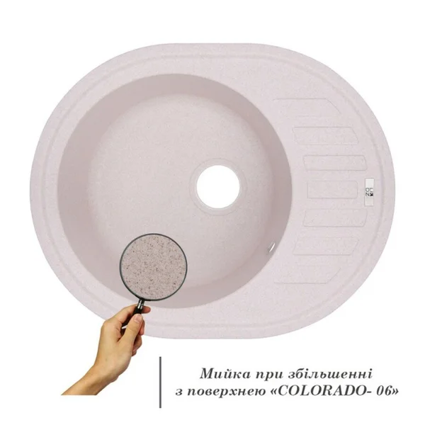 Мийка для кухні (СОL-06) 620х500/200 Lidz 33669