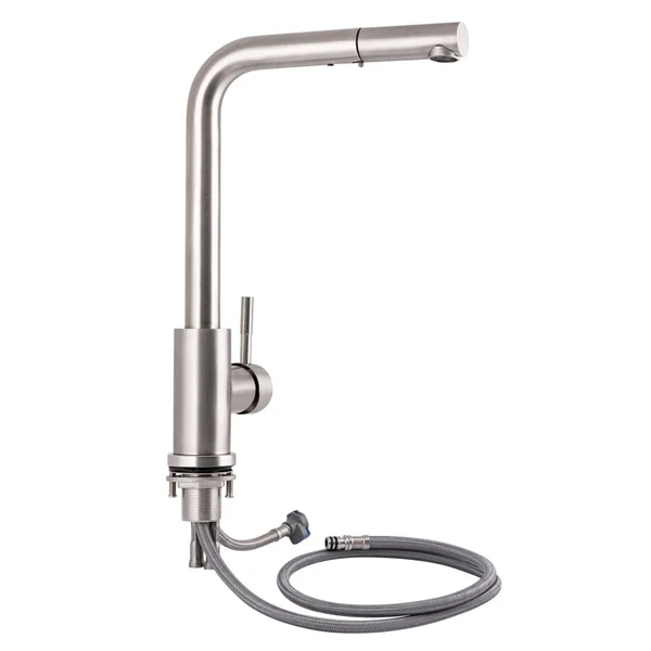 Змішувач для кухні 34944 Aria 015FL1 з висувним виливом (k35) (12 32 015FL-13) Nickel Lidz