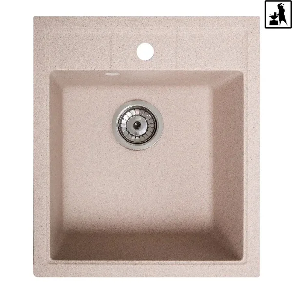 Кухонна мийка Romzha Adiere Bezhevy (401)