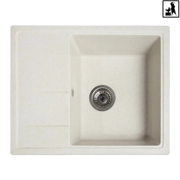 Кухонна мийка Romzha Cerand Biela (101)