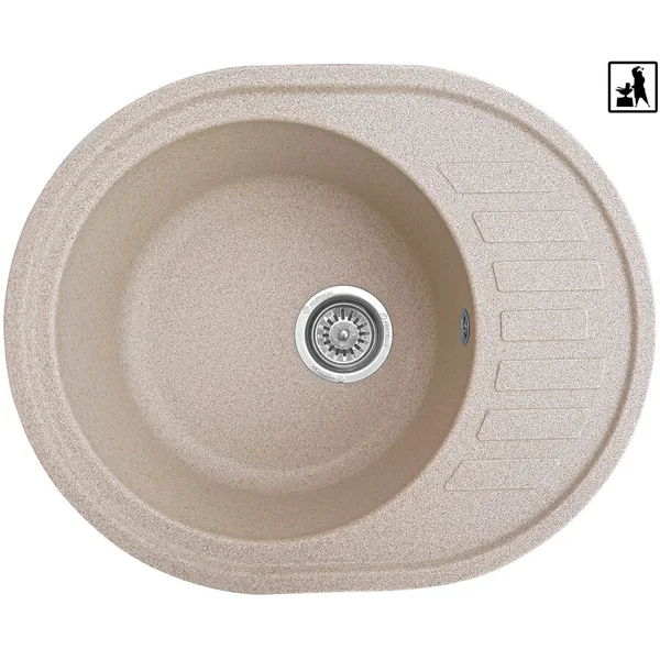 Кухонна мийка Romzha Elegancia 62 Bezhvy (402)