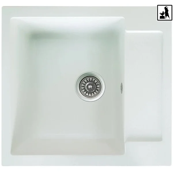 Кухонна мийка Romzha Janta 52 Biela (102)