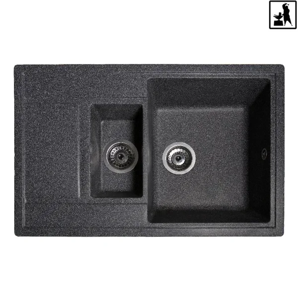 Кухонна мийка Romzha Jorum 78D Grafit (201)