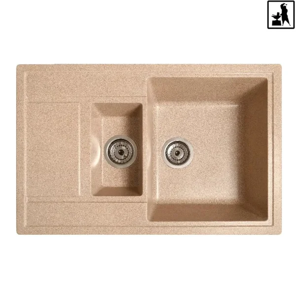 Кухонна мийка Romzha Jorum 78D Piesok (301)