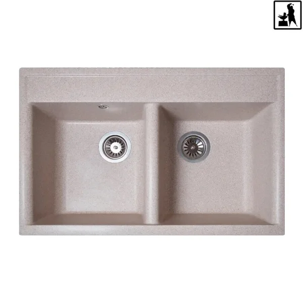 Кухонна мийка Romzha Valuri 78-2D Bezhvy (401)