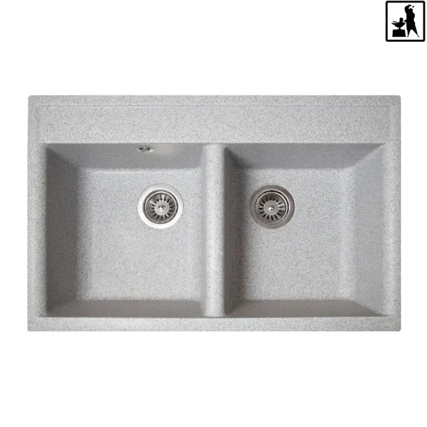Кухонна мийка Romzha Valuri 78-2D Seda (601)