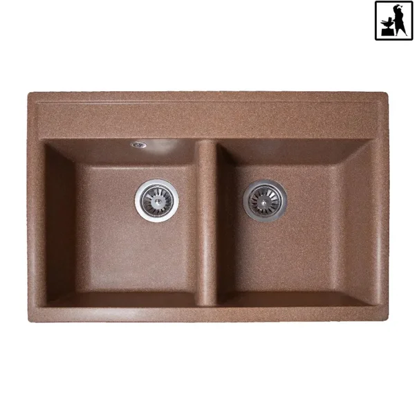 Кухонна мийка Romzha Valuri 78-2D Teracota (701)