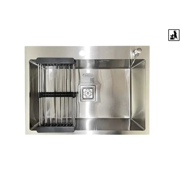 Сталева кухонна мийка Romzha Arta Nova U-650 Max