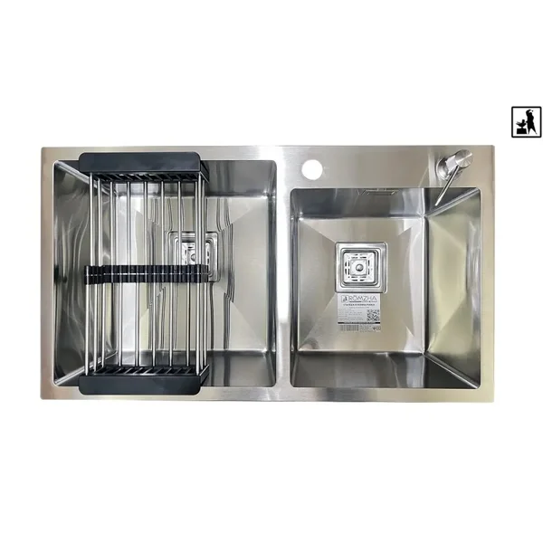 Сталева кухонна мийка Romzha Arta Nova U-750D