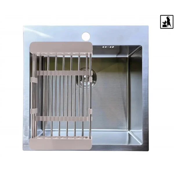 Сталева кухонна мийка Romzha Arta U-450