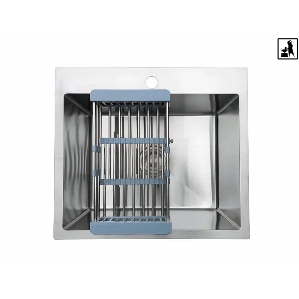 Сталева кухонна мийка Romzha Arta U-490