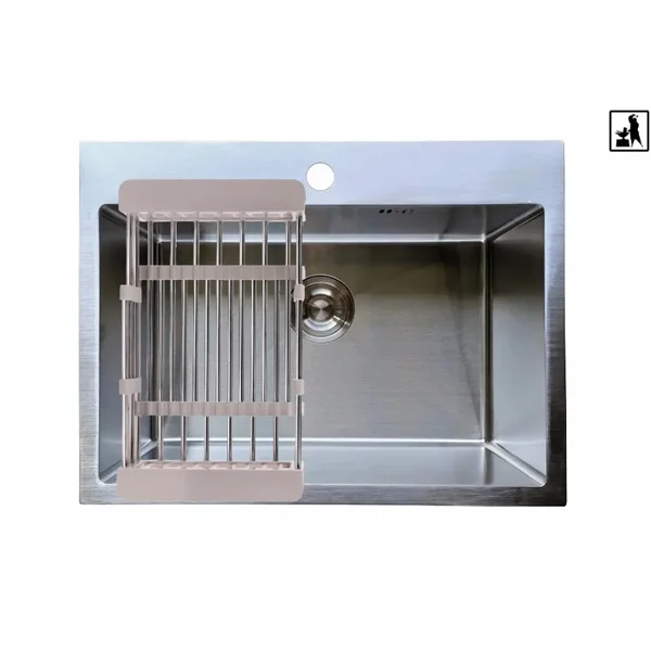 Сталева кухонна мийка Romzha Arta U-550