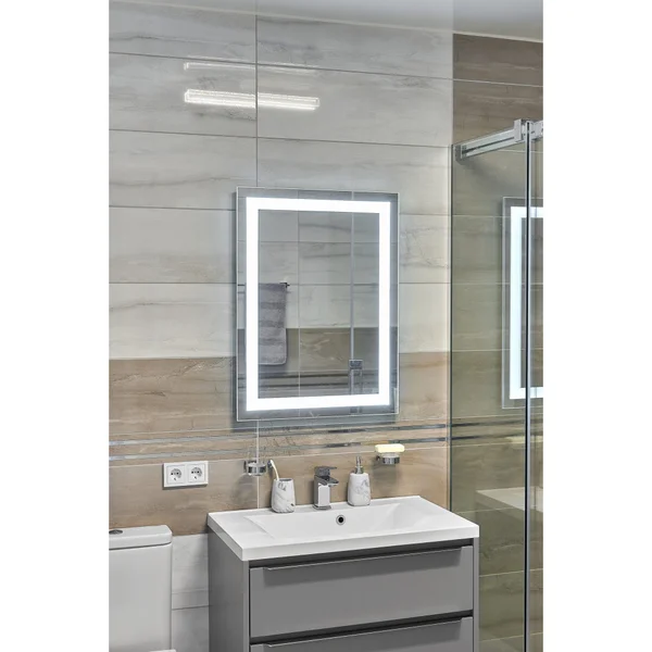 Зеркало Led с подсветкой для ванной комнаты 683х800 мм