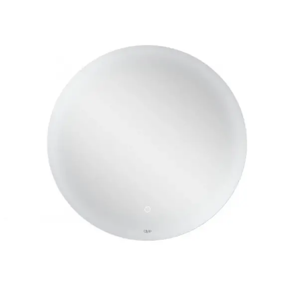 Дзеркало Qtap Scorpio настінне кругле з LED-підсвічуванням Touch, з антизапотіванням, з димером, рег. темп. кольору (3000-6500K) R590 мм 39628