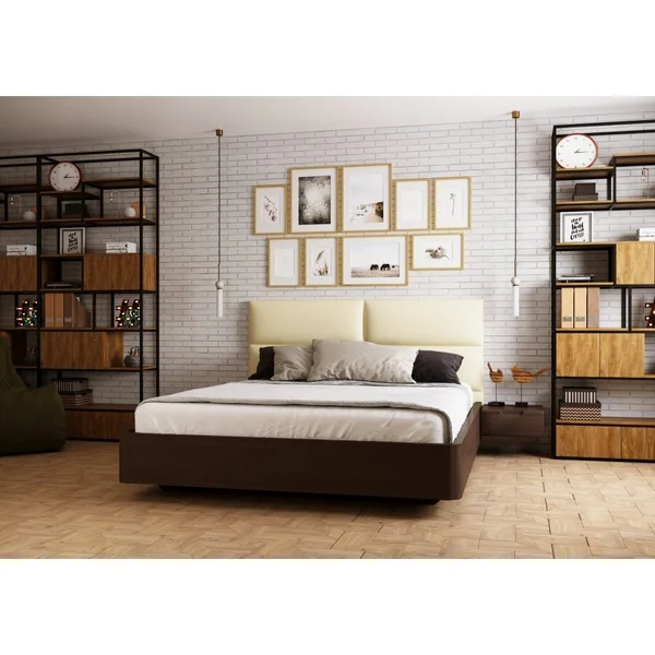 *Київ - Ліжко ArtWood Бремен 1- 1,60 х 2,00 / 1,80 х 2,00 - ламельний блок , вільха тонування 5 кольорів. Тумбами не комплектується (доп) ( предзам. 3-4 тижні)