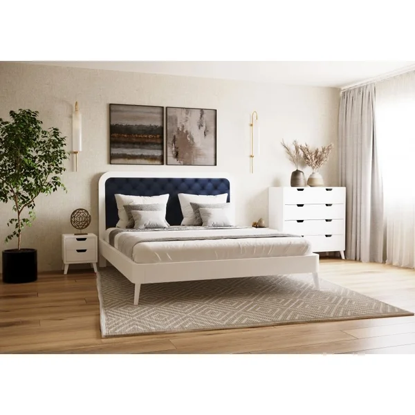 *Київ - Ліжко ArtWood Форса 1,60 х 2,00 - ламельний блок , вільха тонування 5 кольорів. Оббивка 1-5 кат. Тумби на вибір окрім мод : Майнц вільха , Лукарно 3. ( предзам. 3-4 тижні)