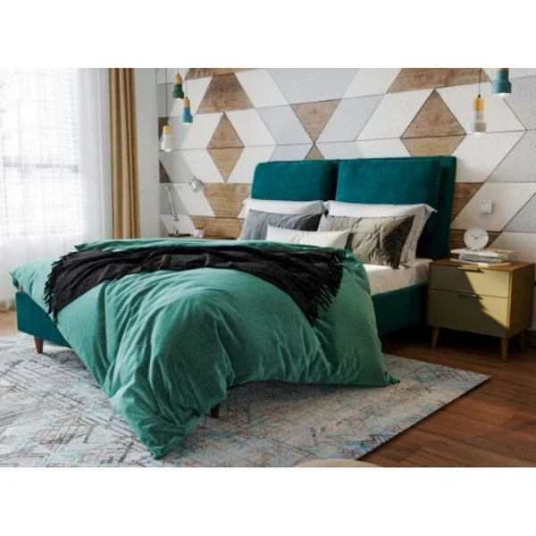 *Київ - Ліжко мʼяке на ніжках ArtWood Невада 1,80 х 2,00 - ламельний блок . Оббивка 1 кат. Тумби на вибір окрім мод : Форсса, Майнц, Лукарно 3, Дублін, Атланата. ( предзам. 4 тижні)