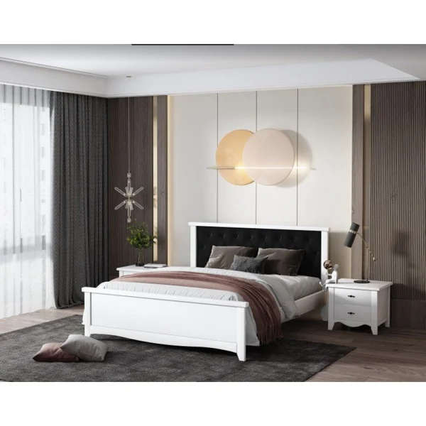 *Київ - Ліжко ArtWood Ніца 1,60 х 2,00 / 1,80 х 2,00 - ламельний блок , вільха тонування 5 кольорів. Оббивка 1-5 кат. Тумби на вибір. ( предзам. 3-4 тижні)