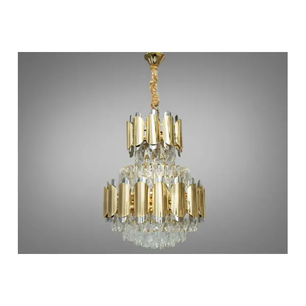 Сучасна кришталева люстра арт: 1022-D500xH720GD