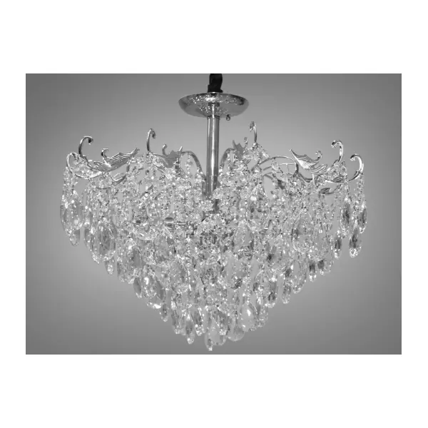 Кришталева люстра на 8 ламп арт: 9237/8HR