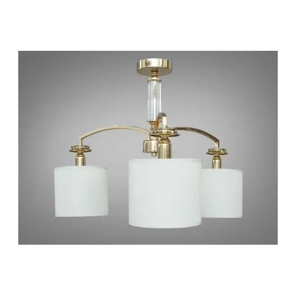 Сучасна люстра з абажурами, 3 лампи арт: 1018/3G