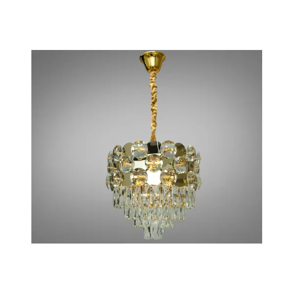 Сучасна кришталева люстра арт: 20001-400G