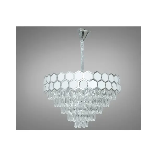 Сучасна кришталева люстра арт: 21114/600HR+WH