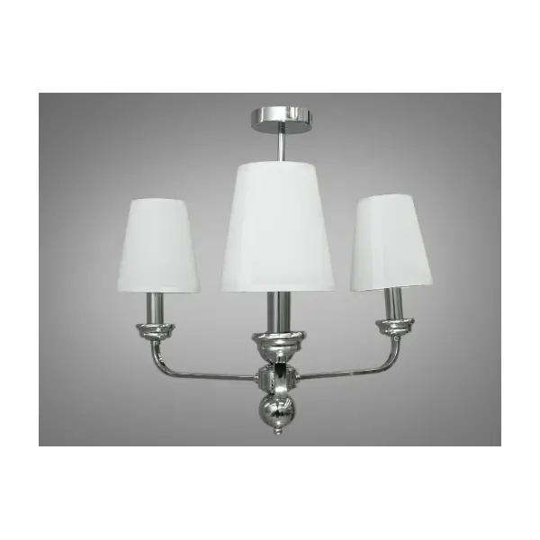 Сучасна люстра з абажурами, 3 лампи арт: 1012/3HR