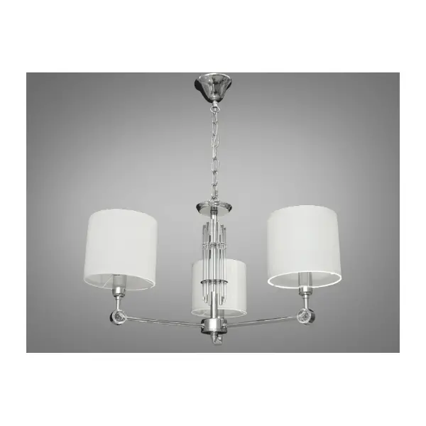 Сучасна люстра з абажурами арт: 1010/3HR