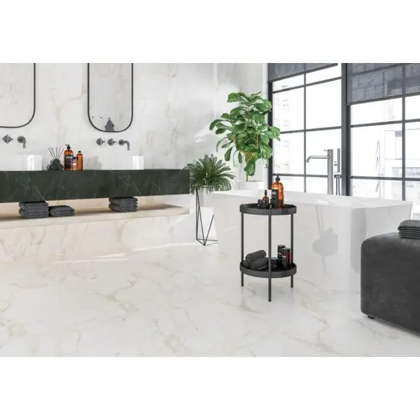 Плитка керамогранітна Imperial білий 607x607x10 Golden Tile 