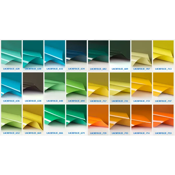 Палитра натяжного потолка глянец